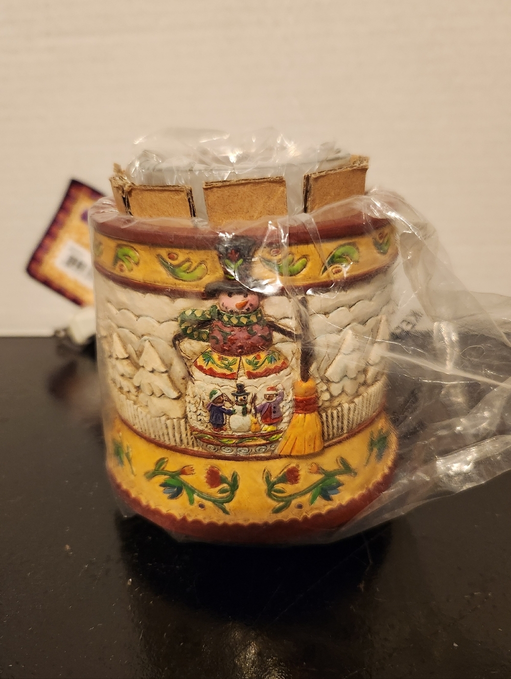 Jim Shore Snowman Votive Candle Warmer Christmas Crazy Mountain